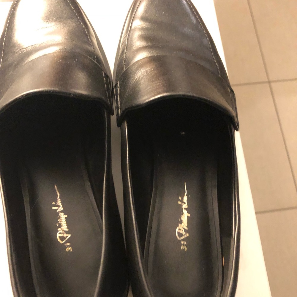 Phillip Lim black leather Alexa loafer - Picture 4 of 7